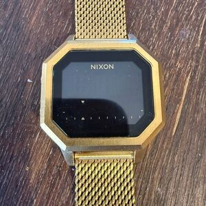 Nixon Gold-Tone Smartwatch